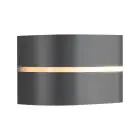 Nordlux Sibelis Applique Murale Aluminium Gris | IP44 - Convient pour E27