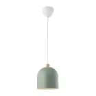 Nordlux Gaston Pendelarmatuur Metaal en Hout Groen | Geschikt voor E27